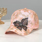 Casquette de Baseball papillon strass, casquette à rabat pour femme et homme, visière, chapeau de soleil, protection solaire, casquette de Sport, mode Unique, chapeau de plage fantaisie