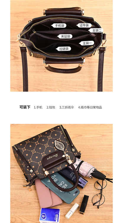 Sac à main à bandoulière alertes onale imprimé pour femme, sac à main à la mode, grande capacité, initié, rétro classique, urbain, nouveau