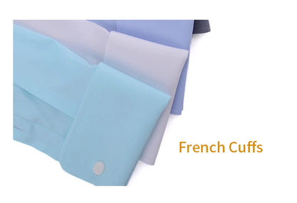 Chemise Française à Manches sulfpour Homme, Coupe Cintrée, Style Business Elite, pour Mariage, Printemps et Automne, 2024