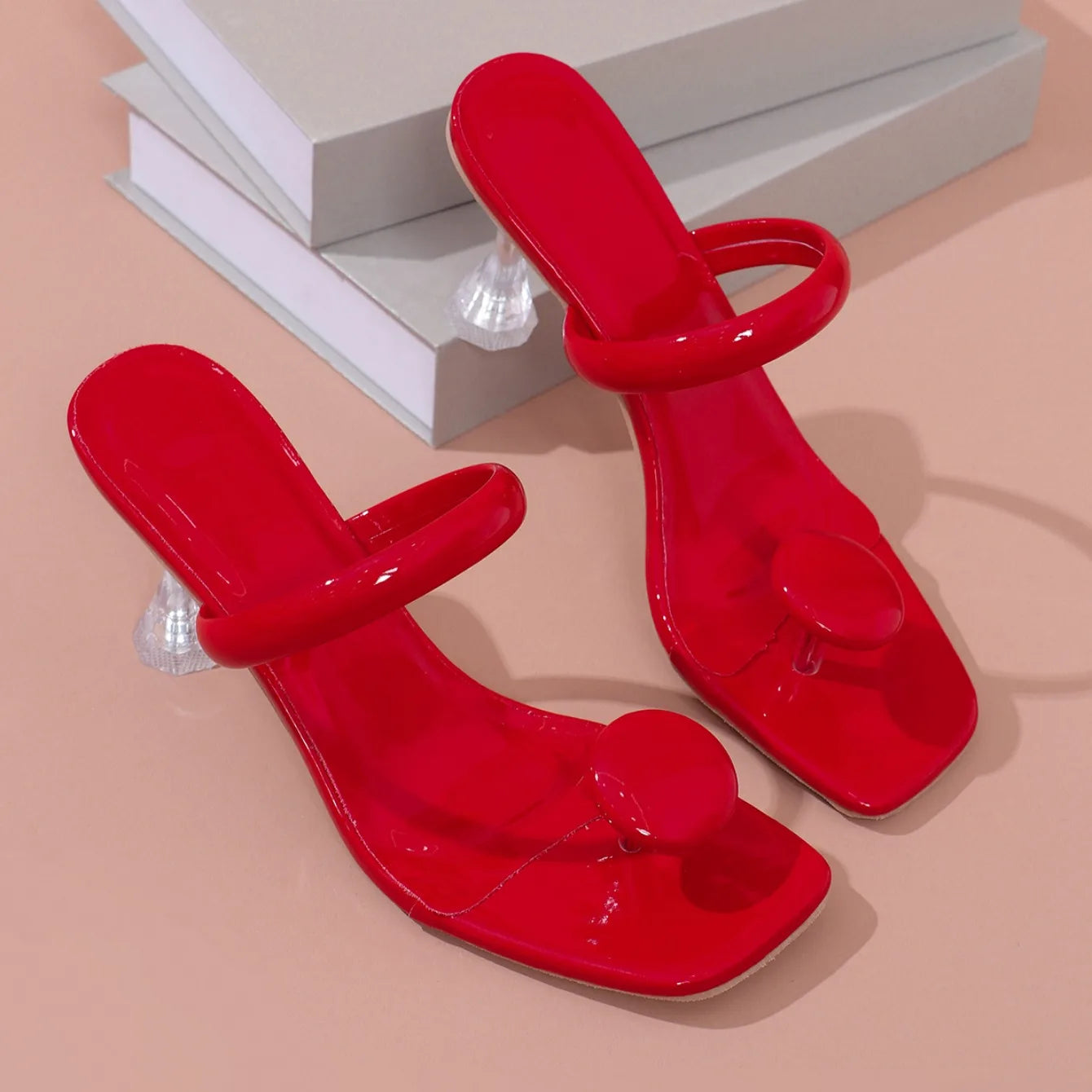 Sandales à Talons Hauts et Bande Étroite pour Femme, Chaussures de ix, Nouvelle Collection