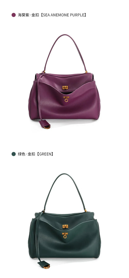 2025 Rodeo cuir grande capacité sac fourre-tout de banlieue sac à main à bandoulière unique sac à bandoulière sous les bras pour les déplacements élégants