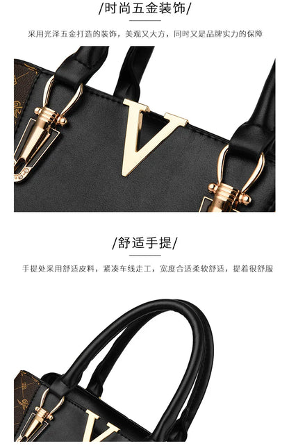 2 pièces/ensemble femmes sac à main en cuir sac fourre-tout dames sac à bandoulière haute capacité et polyvalent pour les femmes sac de messager