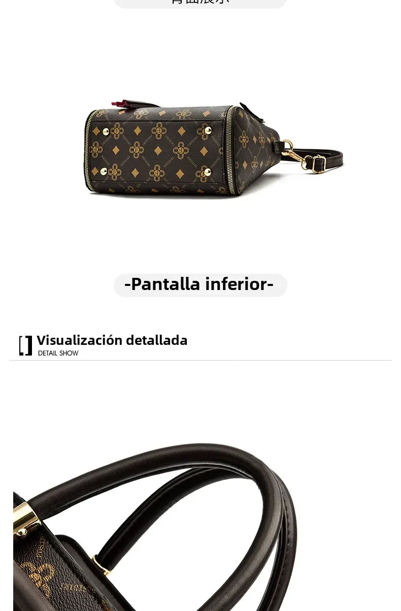 Sli Red Valley – sac à main tendance en cuir PU souple pour femmes, sac à bandoulière en matériau de qualité, grande capacité