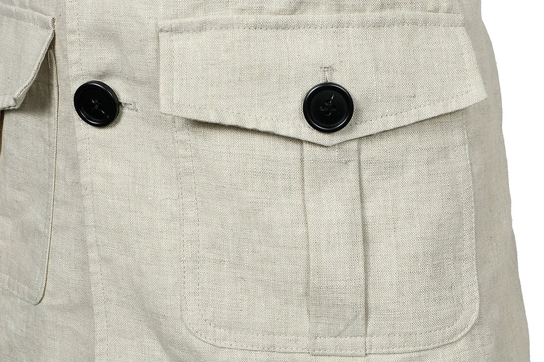 Hommes manteaux Safari veste lin britannique rétro Gentry costume poches vêtements d'extérieur mode couleur unie mâle hauts Ropa Hombre