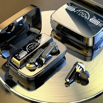 Original M19 Bluetooth casque sans fil dans l'oreille sport Intelligent tactile Led affichage miroir entrepôt charge trésor écouteur