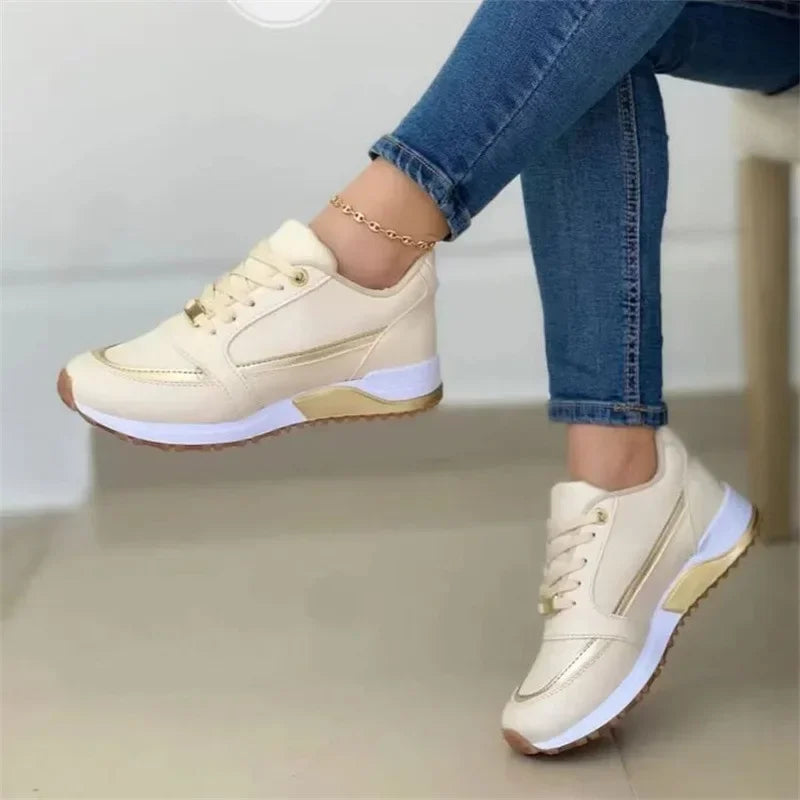 2025 femmes maille baskets Patchwork à lacets chaussures plates pour femmes léger femme chaussures classique polyvalent Zapatillas De Mujer