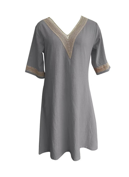 Robe en lin de coton pour femmes, vêtements décontractés, streetwear vintage, style ethnique, robe d'été élégante, vêtements de mode, Y2K