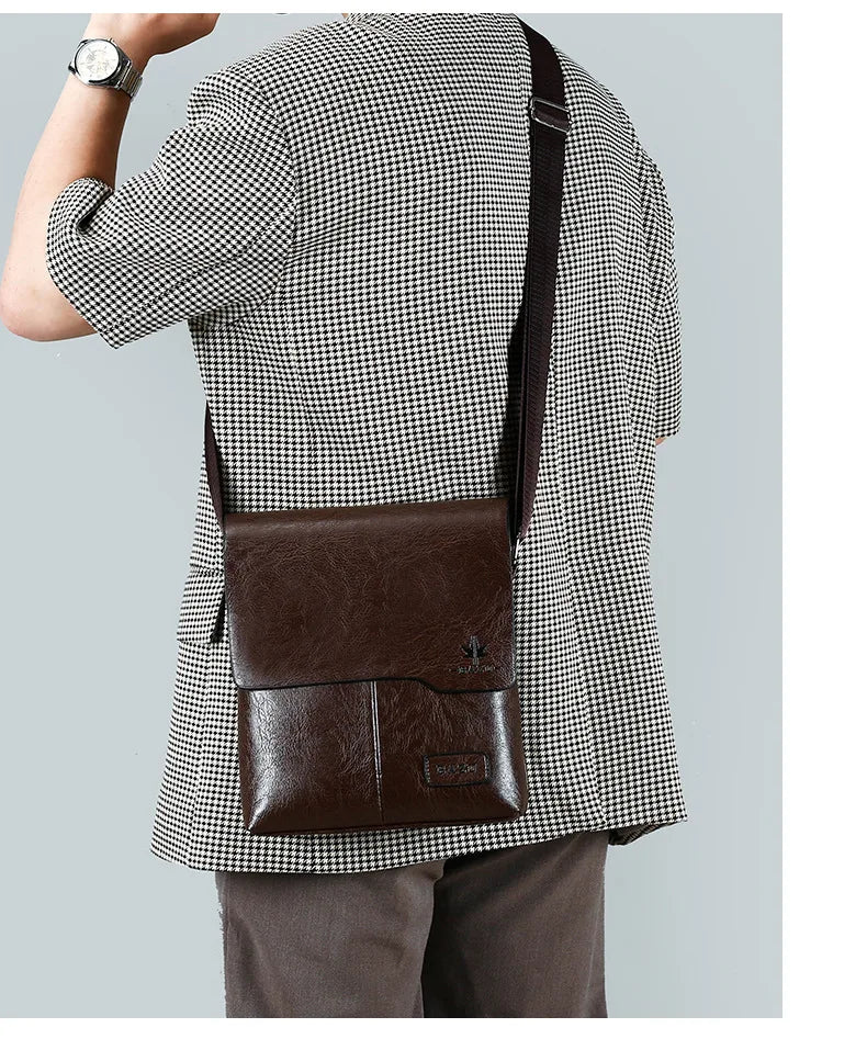 Marque de luxe Vintage sacs de messager hommes en cuir sac à bandoulière homme sac à main marron noir sac latéral affaires sac à bandoulière pour hommes