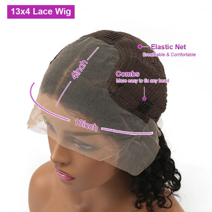 613 Blonde Bob perruques cheveux humains court droit 13X4 HD dentelle avant perruques coloré brésilien 100% cheveux humains 16 pouces cosplay 200% perruque brésilienne	cheveux humain naturel perruque courte