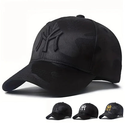Chapeaux de baseball CamSolomon avec broderie de lettres, chapeaux décontractés réglables, chapeau de protection solaire, mode extérieure, printemps et automne