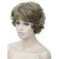 Forte beauté dames perruques courtes ondulées cheveux blonds dorés pour les femmes synthétique Capless perruque 16 couleurs