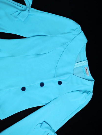 Ensemble deux pièces pour femmes, tenues à manches évasées, col asymétrique, haut, pantalon à jambes larges, parfait pour une fête ou un bureau élégant