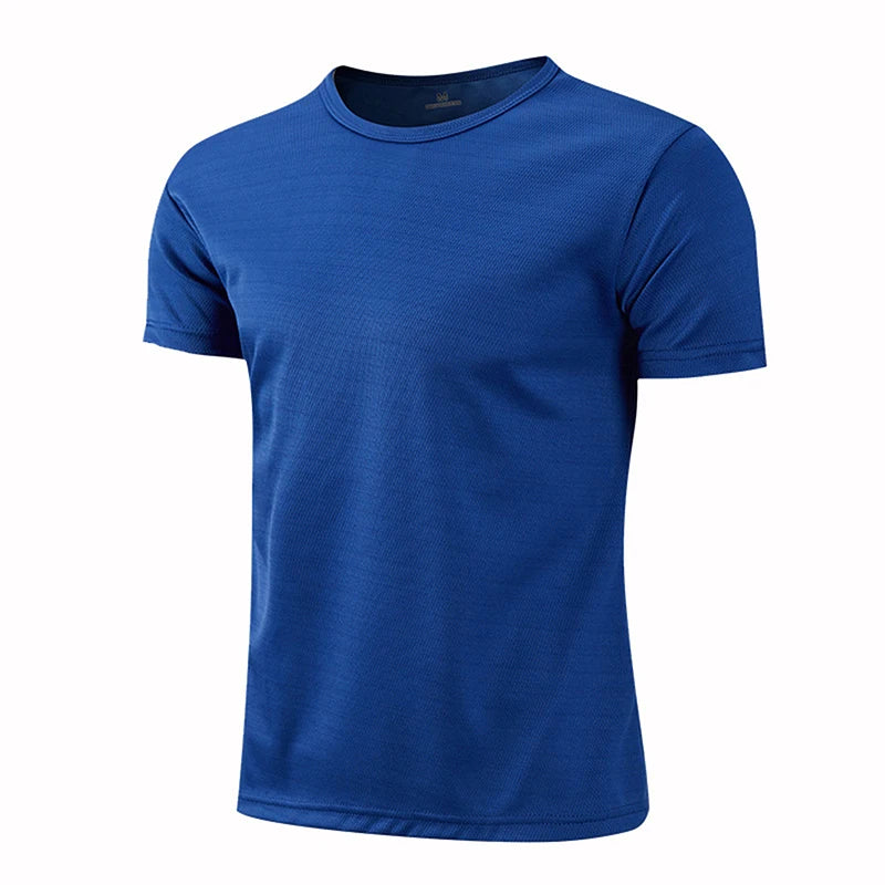 Hommes femmes séchage rapide à manches courtes Sport T-Shirt maillots de gymnastique Fitness chemise formateur course T-Shirt adolescent vêtements de Sport respirants