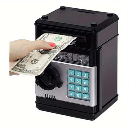 Tirelire créative automatique, Mini coffre-fort pour pièces de monnaie, économie d'argent, mot de passe, compteur de Code, serrure à clé, banque de monnaie, ATM, cadeau pour enfant