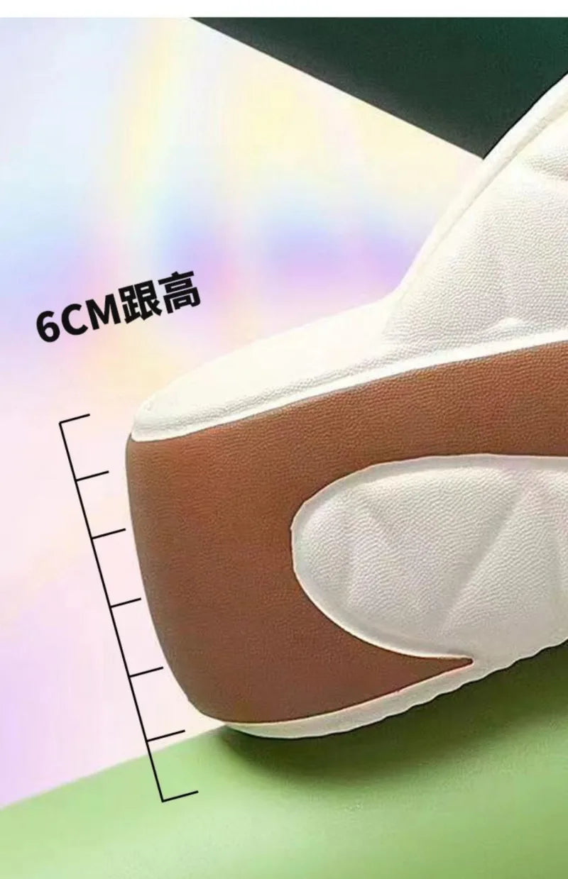 Pantoufles pour femmes mode plate-forme pantoufle été hauteur augmentant EVA pantoufle en plein air chaussures de plage décontractées pour femmes tongs