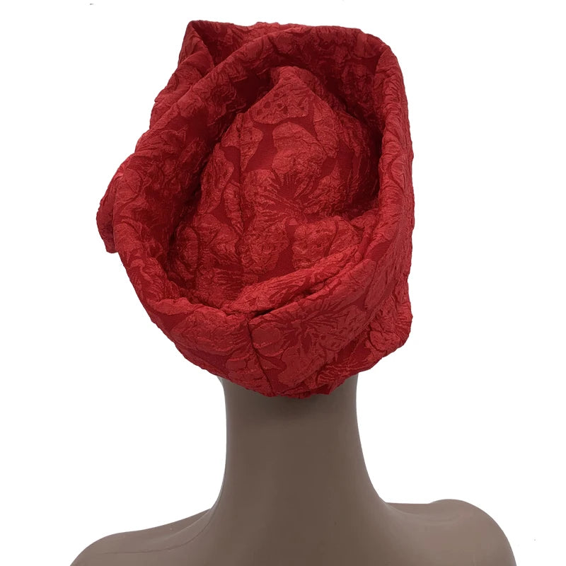 Chapeau Turban à grande fleur pour femmes, casquette Hijab musulmane, diamants, enveloppe de tête, Bandana, casquette de chimio, chapeau africain, 2023