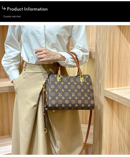 Sac à main de marque de luxe pour femmes, sac à main pour maman, Texture de haute qualité, rétro, épaule simple diagonale, grande capacité, nouvelle collection 2025