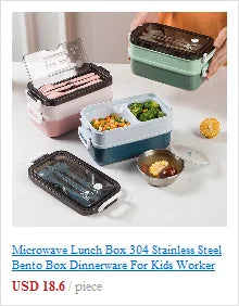 Boîte à lunch portable de grande capacité avec chauffage, récipient alimentaire en acier inoxydable, boîte à lunch thermos pour enfants, boîte à bento