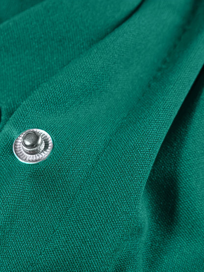 Veste de Baseball Pop de couleur Pure pour femmes, costume de sport à simple boutonnage, deux pi, printemps et automne, Europe et états-unis