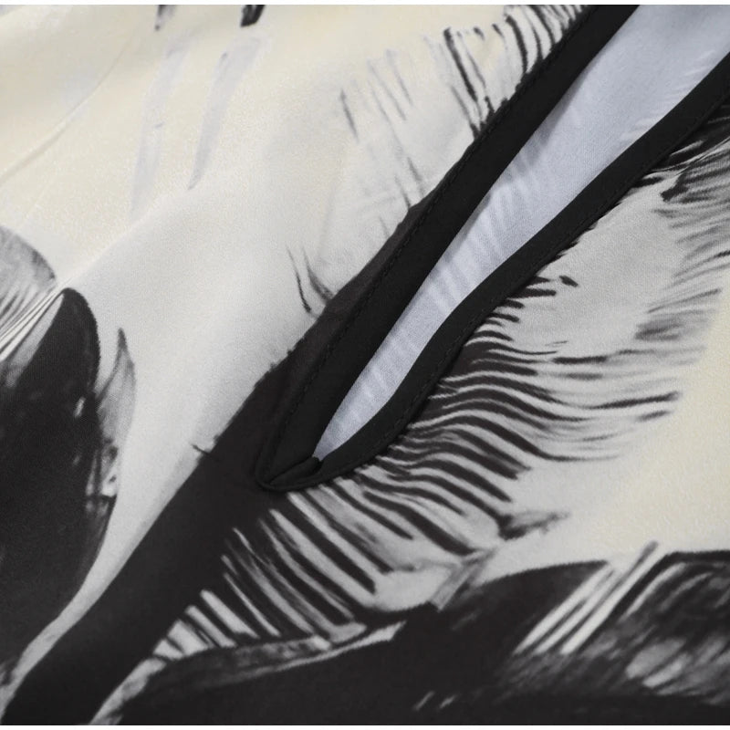 Robes longues plissées imprimées amples pour femmes, élégantes, col rond, manches longues, Robes de vacances, été, mode dubaï, 2025