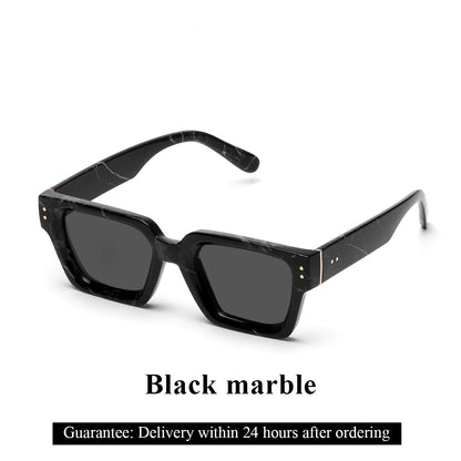 Ruiao rétro noir millionnaire nuances lunettes de soleil de luxe 2025 pour hommes concepteur célèbre marque carré lunettes de soleil homme femmes lunettes de soleil