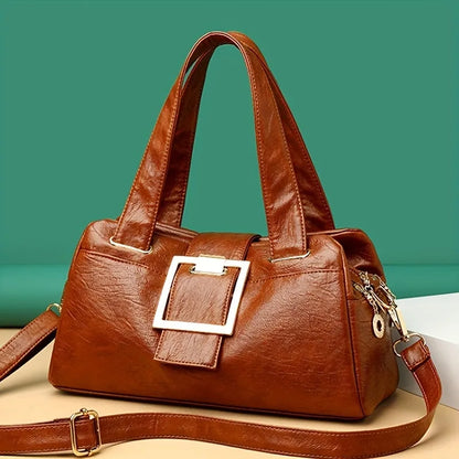Sacs à main en cuir multicouches pour femmes, sac à poignée supérieure, sacs à main de qualité, designer de luxe féminin, grande capacité, Boston Ladies Sac A Main