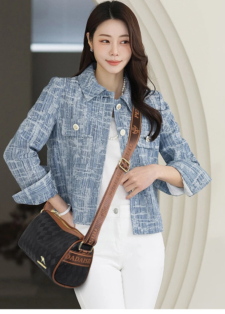 Sac à bandoulière pour femme, sac à main Messenger, initié