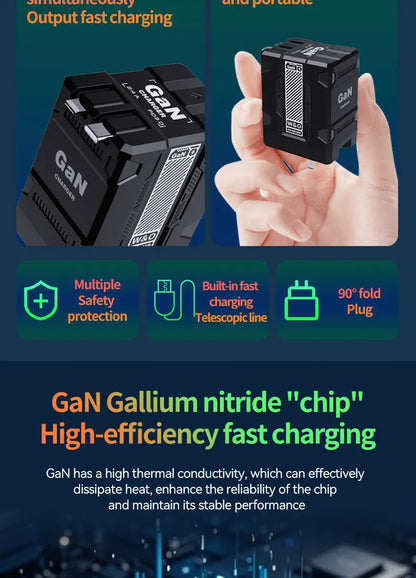 GaN 20W charge rapide PD3.0 chargeur Type C éclairage pour iPhone 12 13 Samsung Huawei Xiaomi téléphone portable prise ue/US chargeur mural