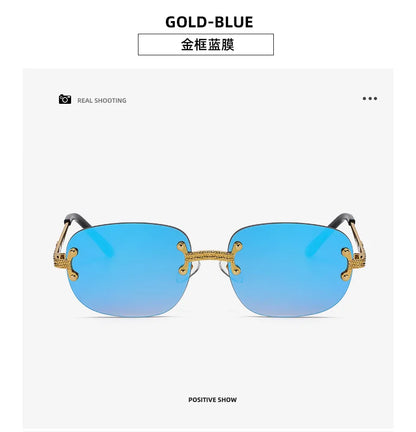 Petites lunettes De soleil en métal Vintage cadre ovale femmes lunettes De soleil hommes marque De luxe Design lunettes De soleil femmes miroir Gafas De Sol UV400