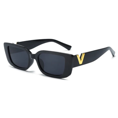 Nouveau petit cadre en forme de V mode lunettes de soleil femmes marque concepteur carré lunettes de soleil femmes loisirs de plein air lunettes UV400