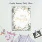 Ensemble Journal de grossesse : autocollants, traqueur hebdomadaire, livre de mémoire florale de style Ink (8,3 x 11,2", 32 pages) - Registre prénatale, nouvelle maman Gi