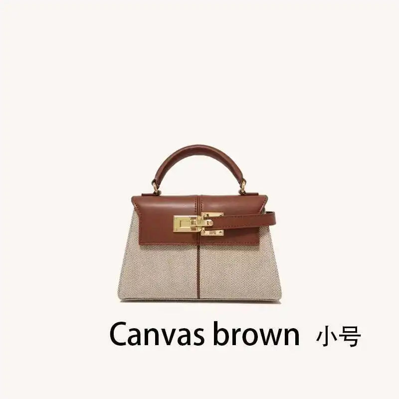 2025 Sac pour femme en cuir trapézoïdal Sac à main de niche de mode polyvalent Sacs à poignée supérieure на сумки pagalaчжа seva sac de luxe femme