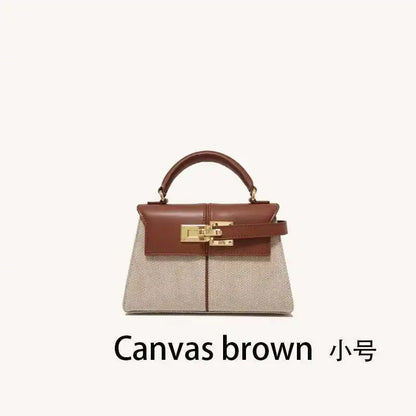 2025 Sac pour femme en cuir trapézoïdal Sac à main de niche de mode polyvalent Sacs à poignée supérieure на сумки pagalaчжа seva sac de luxe femme