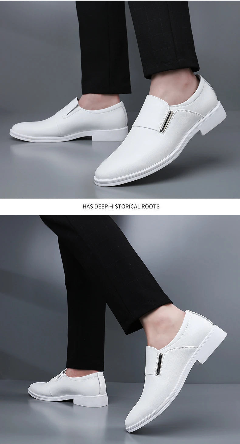 Nouvelle mode robe chaussures pour hommes bout pointu en cuir hommes décontracté formel mocassins affaires mariage Oxfords chaussures Zapatillas De Hombre