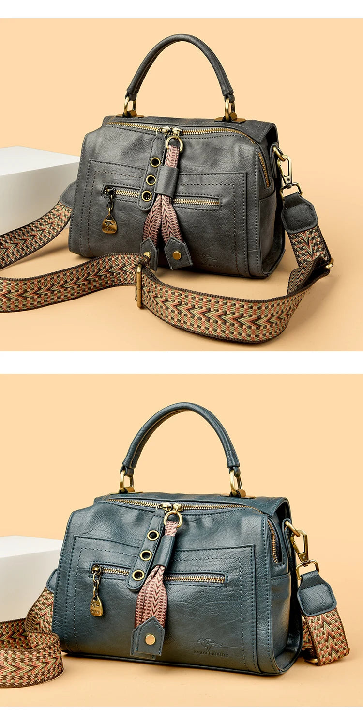 Femmes en cuir souple sacs à poignée supérieure sacs à Main de créateur de luxe dames grand Sac à bandoulière fourre-tout décontracté Sac de transport A Main