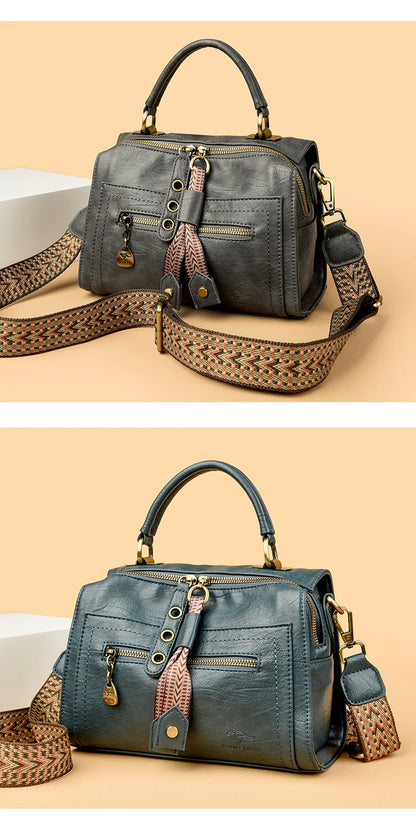 Femmes en cuir souple sacs à poignée supérieure sacs à Main de créateur de luxe dames grand Sac à bandoulière fourre-tout décontracté Sac de transport A Main