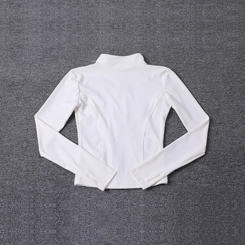 Veste de Sport pour femmes, chemise à manches longues, manteau d'entraînement, vêtements d'entraînement, de Yoga