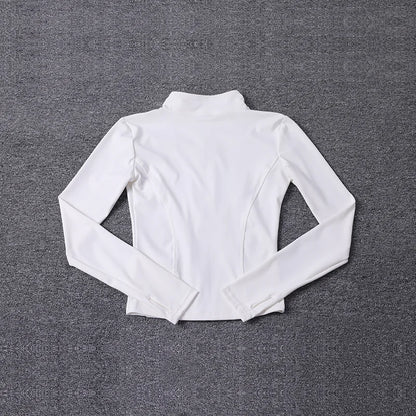 Veste de Sport pour femmes, chemise à manches longues, manteau d'entraînement, vêtements d'entraînement, de Yoga