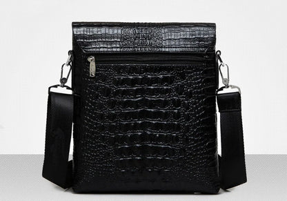 Marque de luxe sac de messager hommes en cuir affaires Alligator sac à bandoulière mâle sacoche décontractée Crocodile Grain sac à bandoulière pour hommes