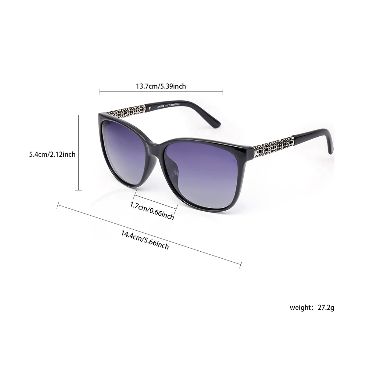 Les nouvelles lunettes de soleil polarisantes à monture mémoire TR pour femmes sont uniques conçues pour protéger contre les rayons UV 400