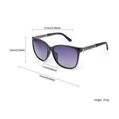 Les nouvelles lunettes de soleil polarisantes à monture mémoire TR pour femmes sont uniques conçues pour protéger contre les rayons UV 400