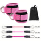 Sangles de cheville bandes de résistance ensemble Fitness entraînement équipement d'exercice cheville poids Yoga élastique Fitness bande pour salle de sport homme femme