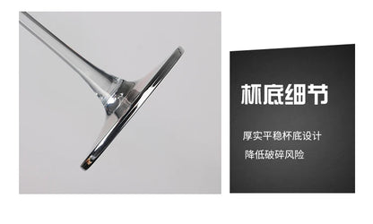 Phnom Penh-Verre Européen à Bord Argenté, Grand Clip Étranger, Vin Rouge, Brandy, Champagne, Table à Manger, Verre à Eau Domestique