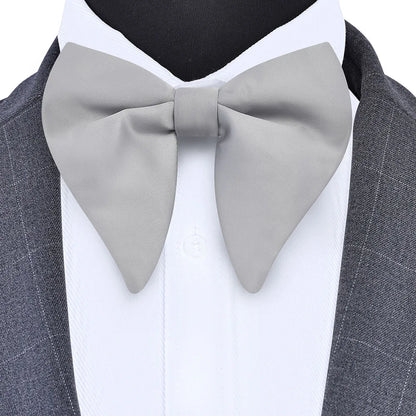 GUSLESON mode rose Champagne bleu solide noeud papillon pour hommes classique grand noeud papillon pour fête de mariage nœud papillon adulte hommes cravate