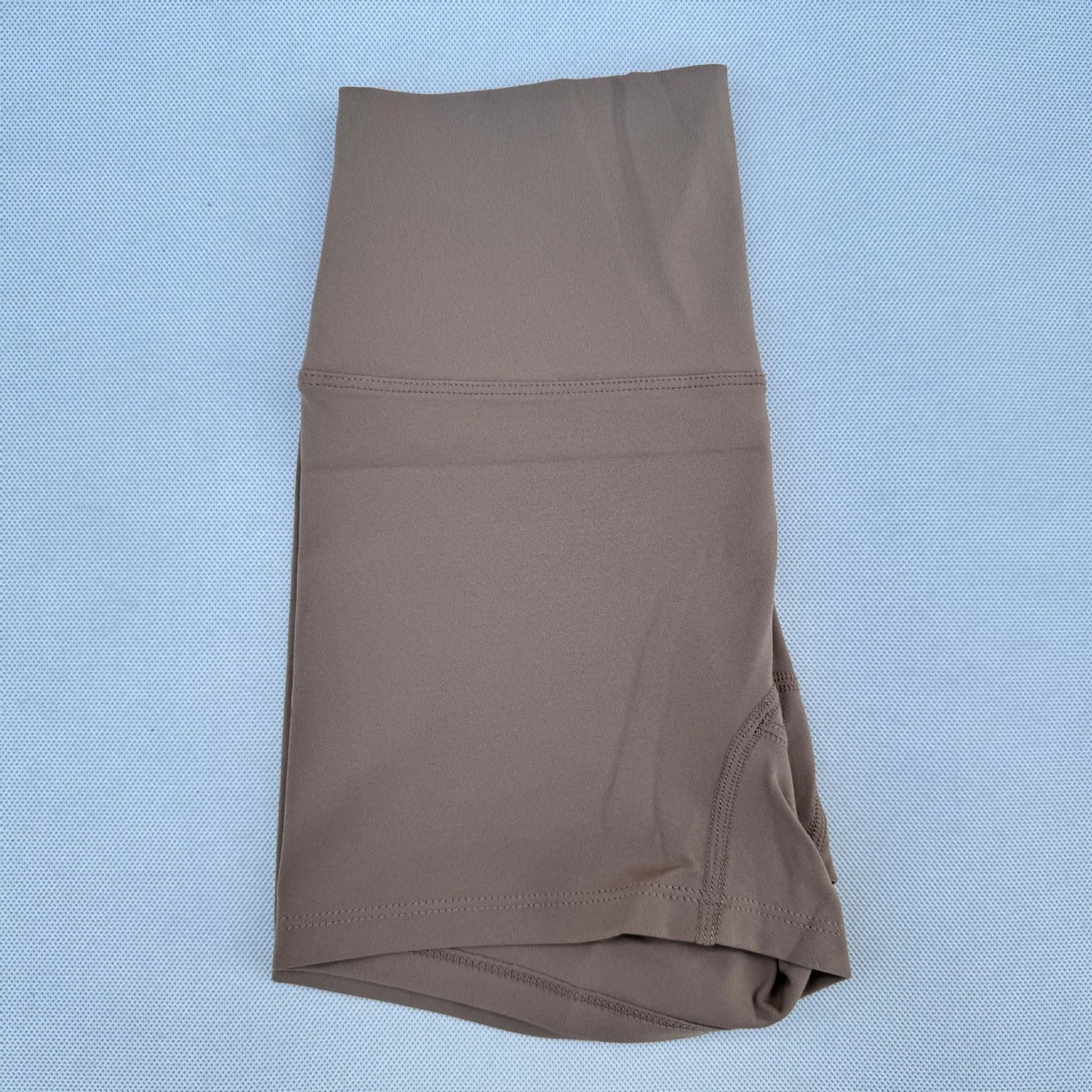 Femmes Fitness Sport court taille haute Yoga court Legging Squatting preuve entraînement complet Jog athlète couleur unie court