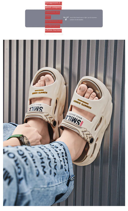 Chaussons pour hommes EVA femmes sandales chaussures à plate-forme confortables antidérapant doux hommes chaussures De plage été Sandalias De Mujer Verano 2025