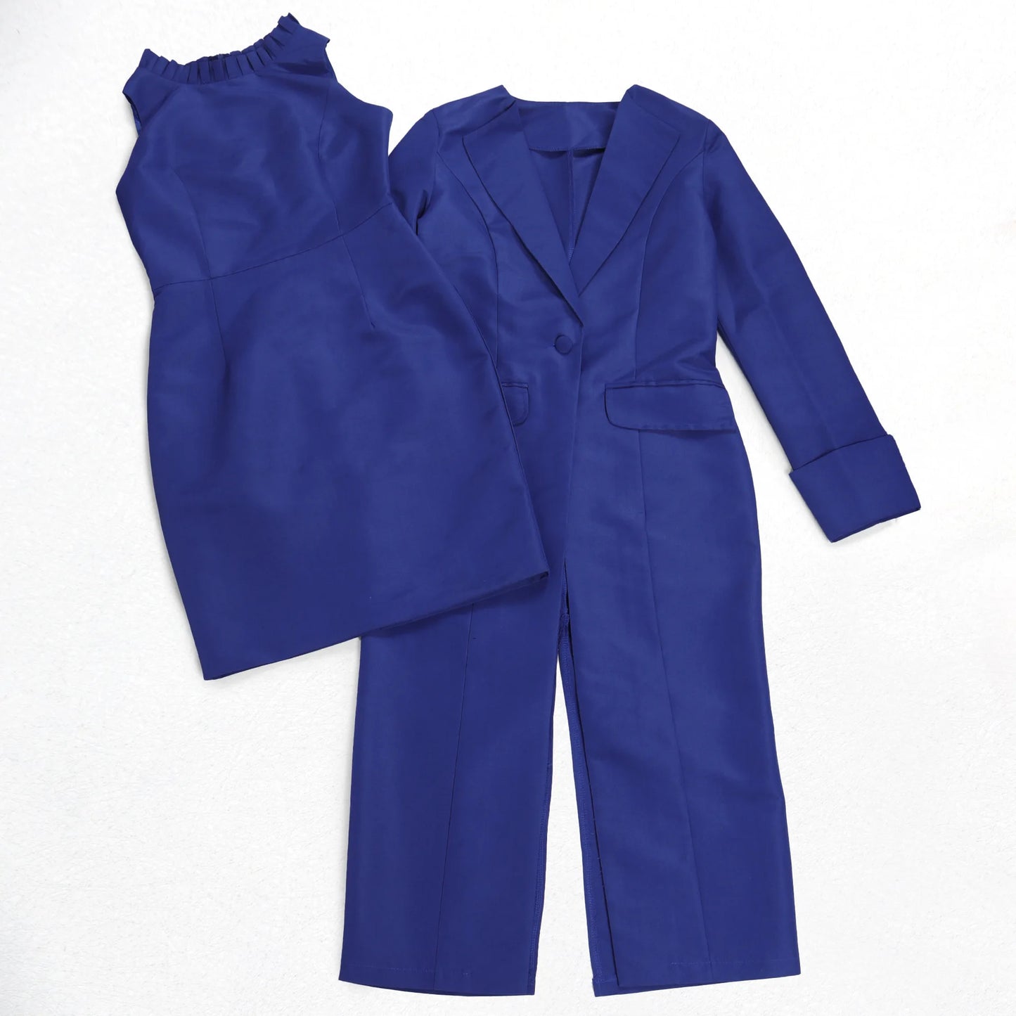 Ensemble femme manches longues Blazer manteau + robe longue costume hiver Streetwear deux 2 pièces ensemble afrique OL tenues de travail