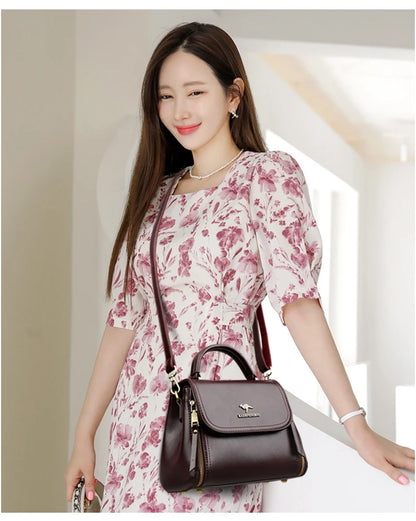 Sac pour femmes 2024 marque Design mode sacs à bandoulière de luxe en cuir souple Sac à bandoulière sacs à main et sacs à main de haute qualité