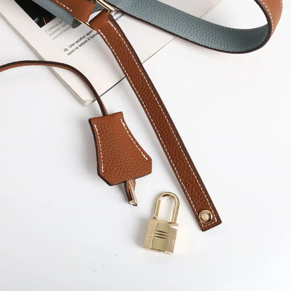 Sac à main en cuir de vache souple, panier de couche de sauna XVI, sac de détermination durable, fabriqué en Chine, nouvelle mode, 2024, E27