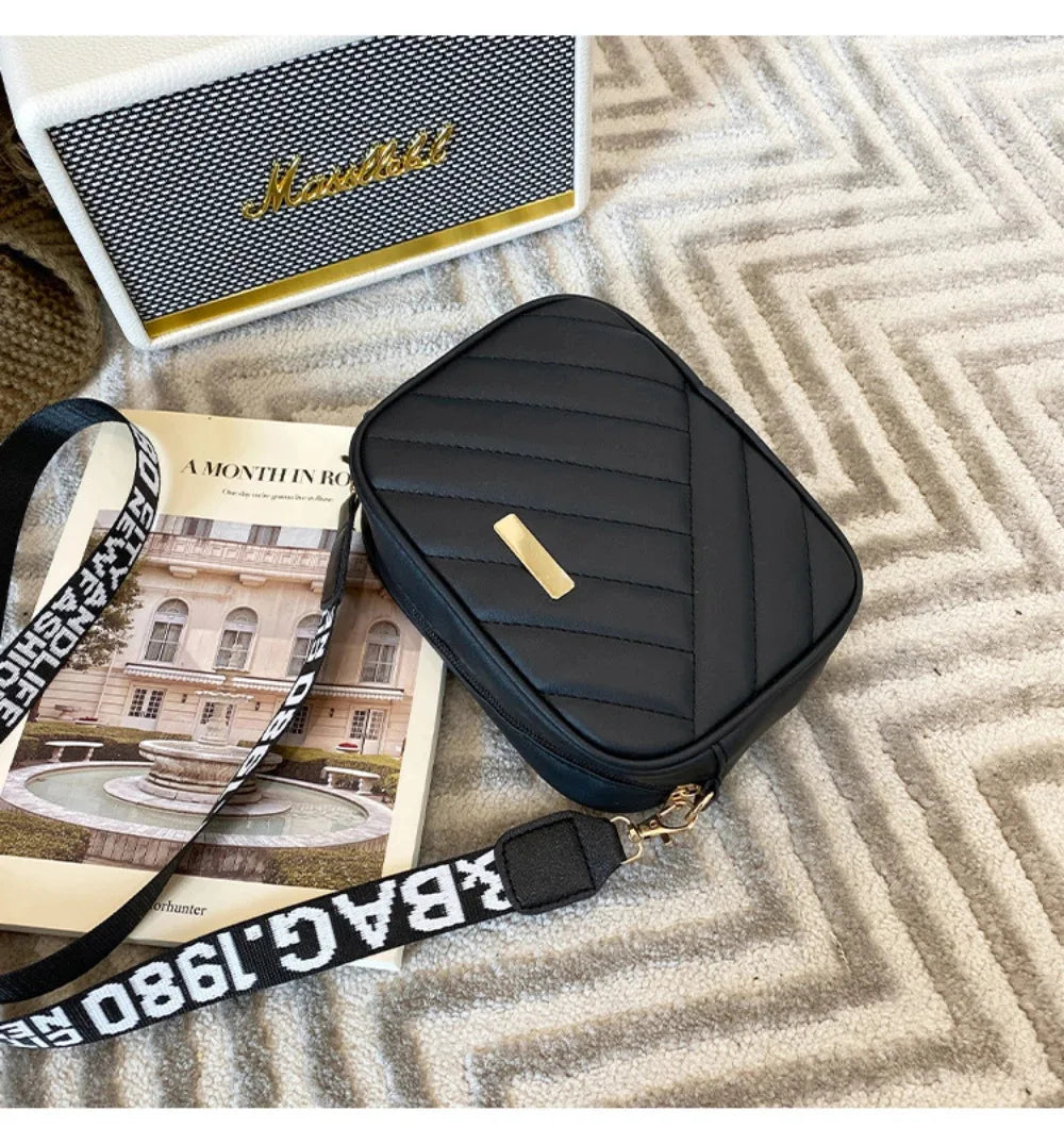 Sac à bandoulière en PU pour femmes, sac à bandoulière pour appareil photo, sac pour téléphone portable, sac à bandoulière décontracté de bonne qualité